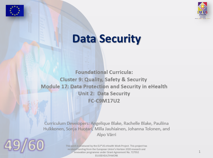 Lesson 49: Data Security