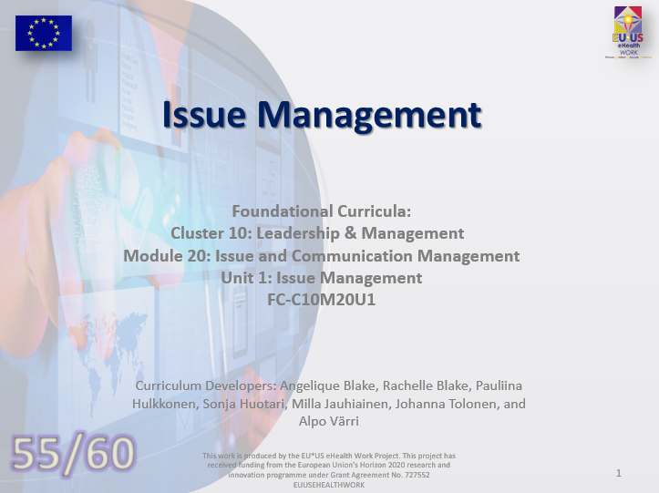 Lesson 55: Issue Management