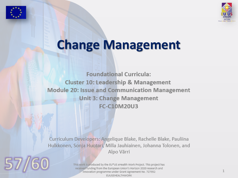 Lesson 57: Change Management