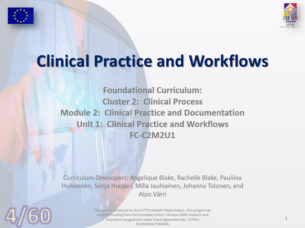 Clinical Practice and Workflows
