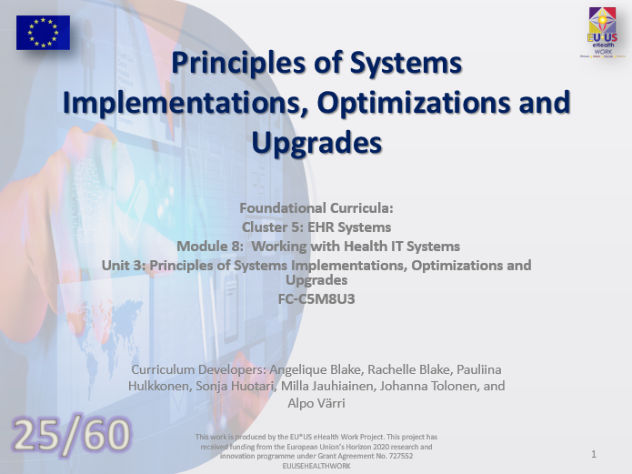 Lesson 25: Principles of System Implementations
