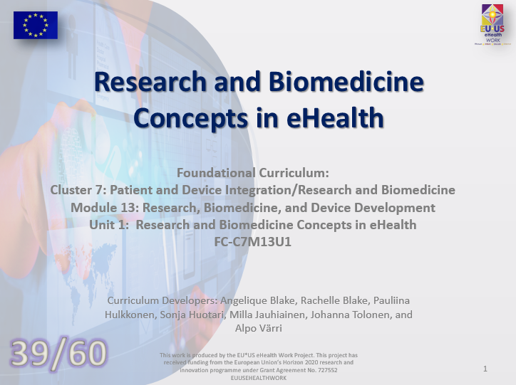 Lesson 39: Research and Biomedicine