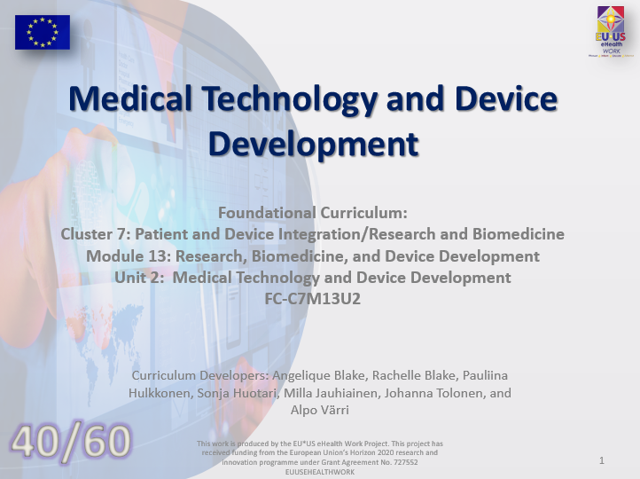 Lesson 40: Medical Technology and Device Development