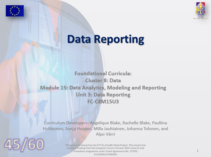 Lesson 45: Data Reporting